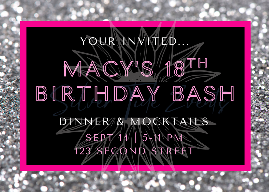 Barbie Party Pack – Invitation, Food Menu & Mocktail Menu Canva Bundle