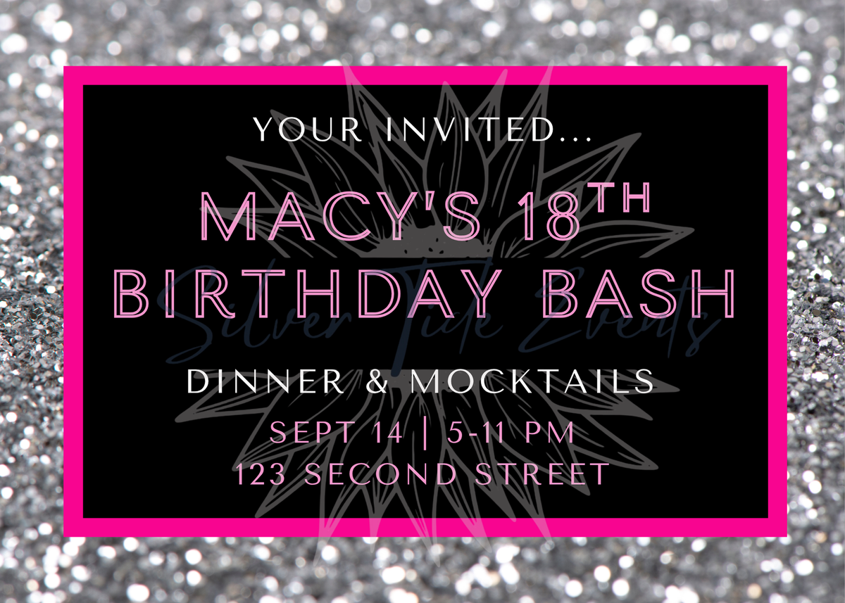Barbie Party Pack – Invitation, Food Menu & Mocktail Menu Canva Bundle