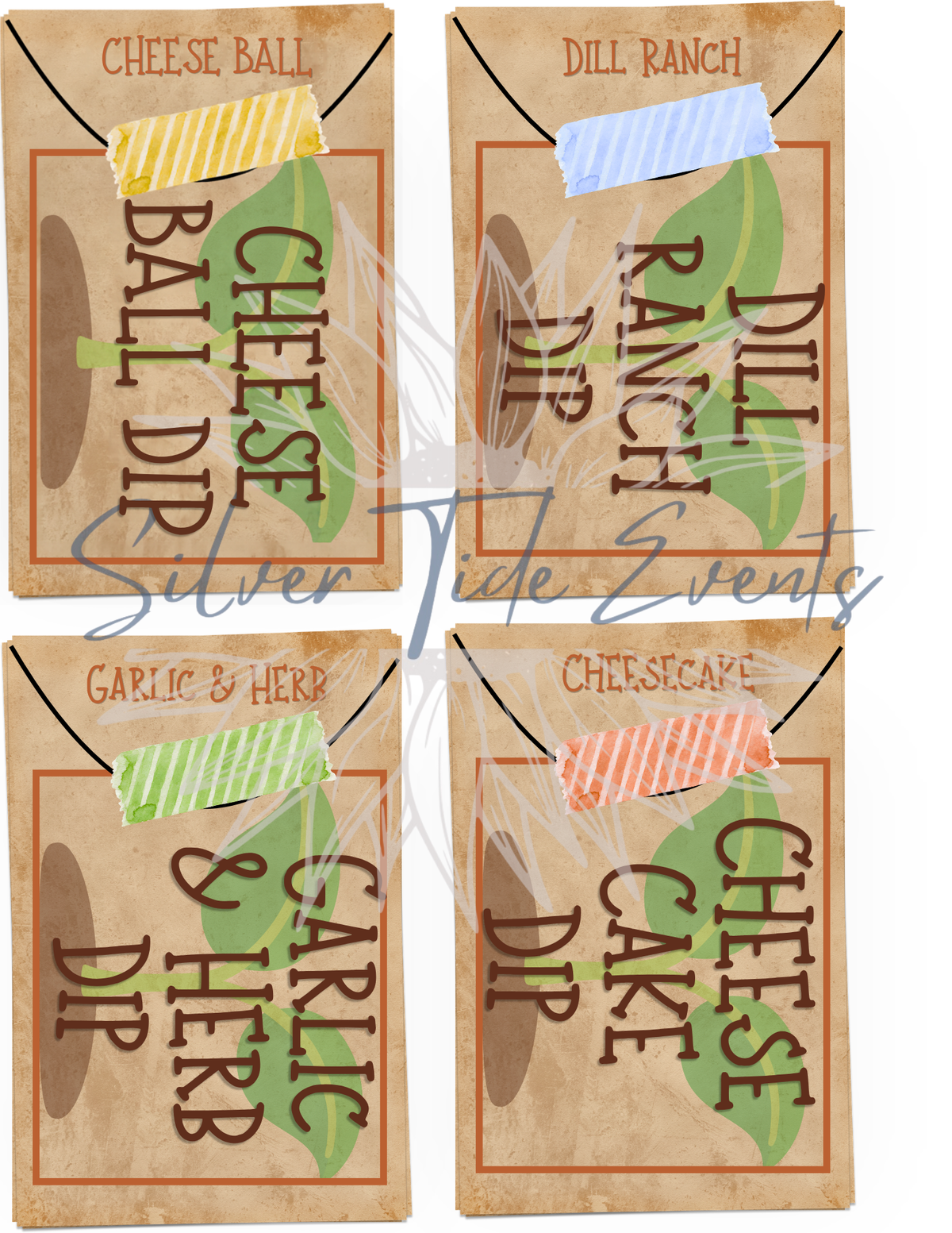 Locally Grown 2x3 Mason Jar Labels – Dipping Station Canva Template
