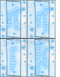 2x3 Mason Jar Labels – Hot Cocoa Bar Canva Template
