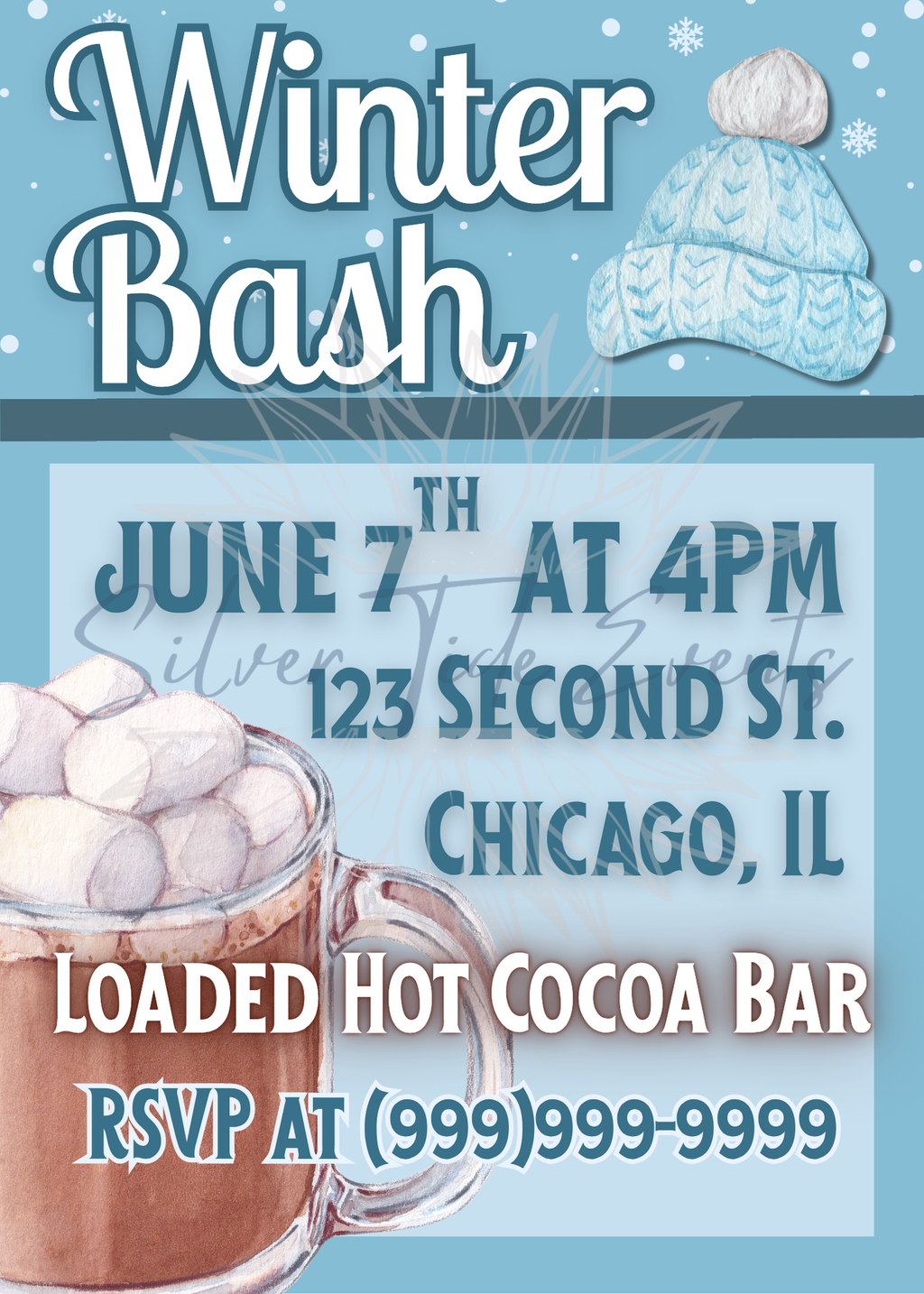Hot Cocoa Bar Bundle – Canva Templates
