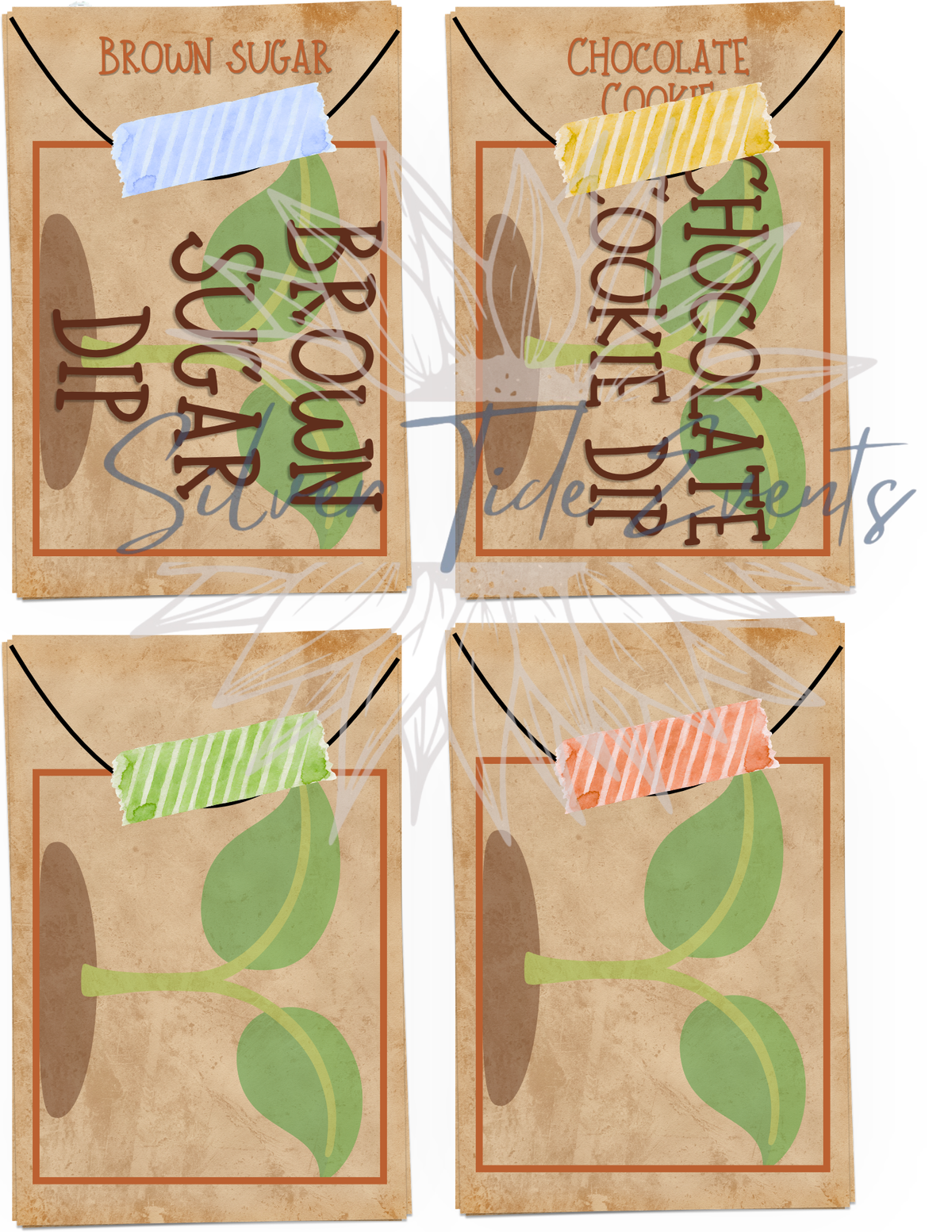 Locally Grown 2x3 Mason Jar Labels – Dipping Station Canva Template