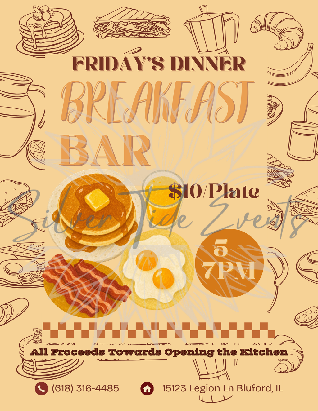 6-Pack Fundraising Meal Flyer Bundle – Canva Templates