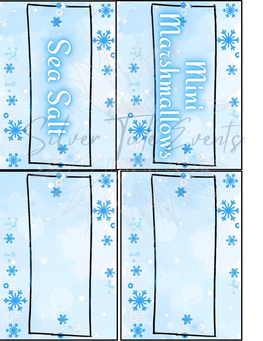 Hot Cocoa Bar Bundle – Canva Templates