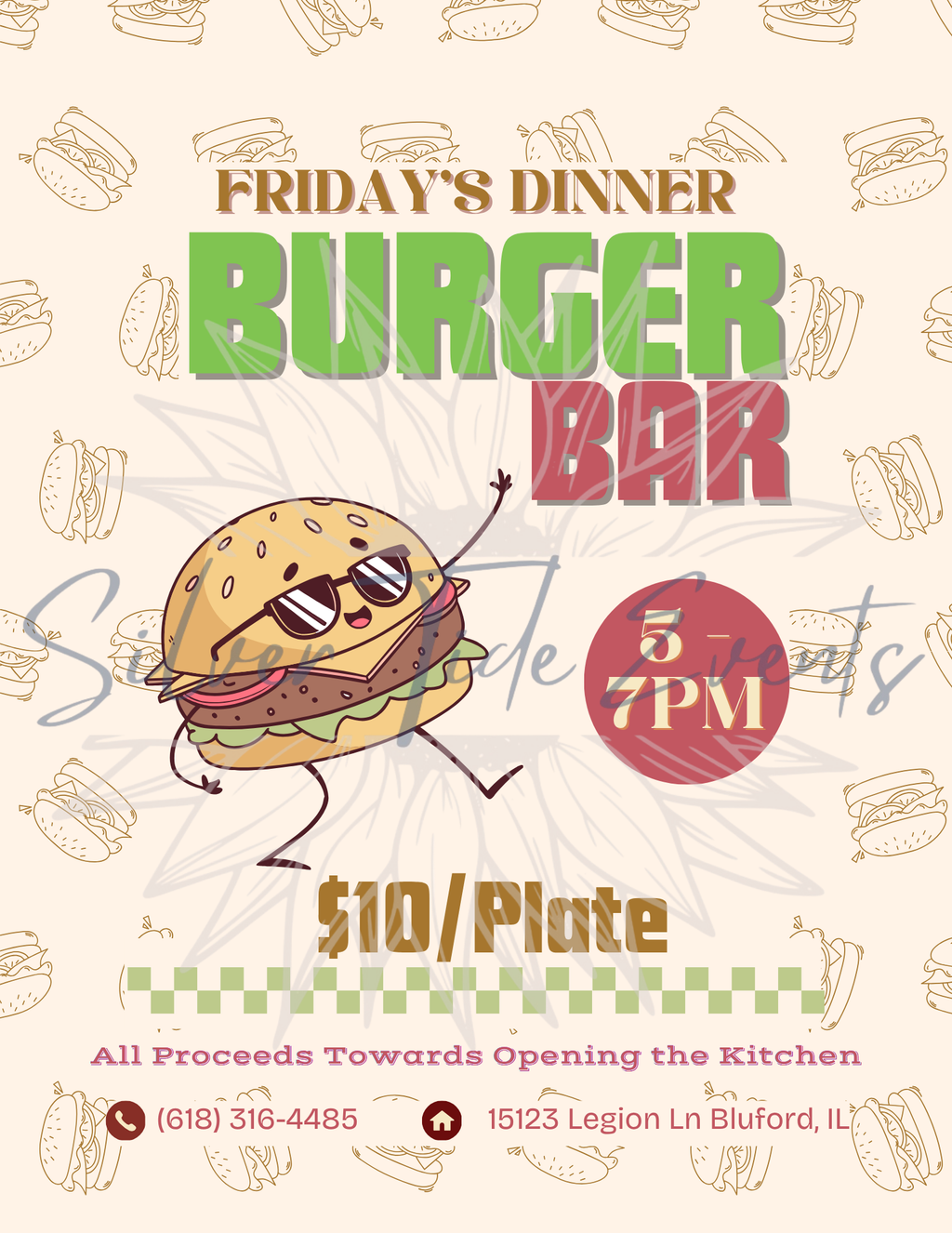 6-Pack Fundraising Meal Flyer Bundle – Canva Templates