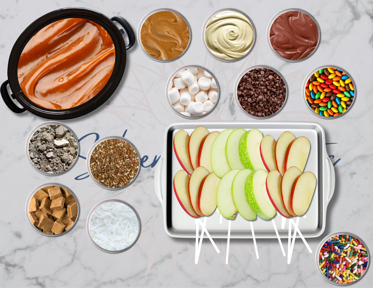 Caramel Apple Dipping Station Grocery & Prep Guide