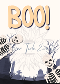 Halloween Party Personal Invites - Canva Template