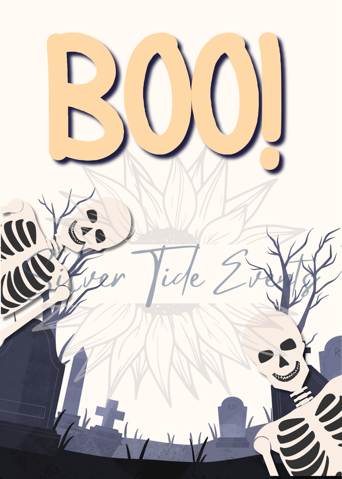 Halloween Party Personal Invites - Canva Template