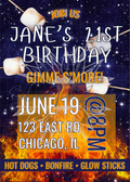Gimme S'more Bonfire Party Invitation – Canva Template